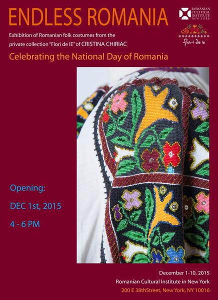 Expozitie 'Flori de IE' la ICR New York, Foto: Afis