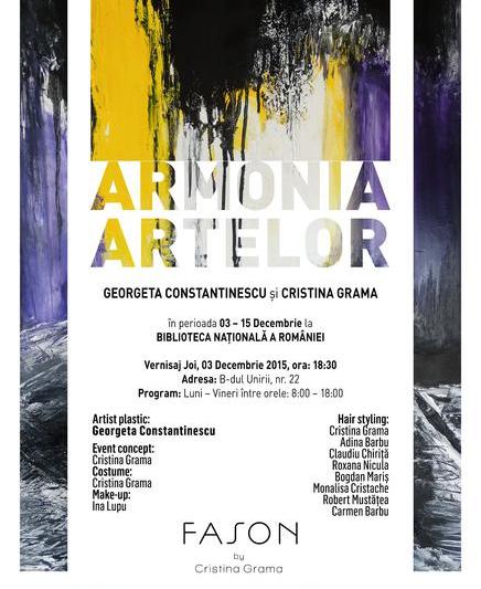 Armonia artelor, Foto: Afis expozitie