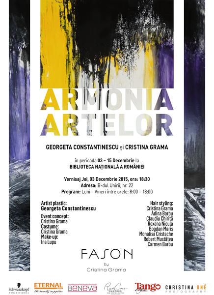 Armonia artelor, Foto: Afis expozitie