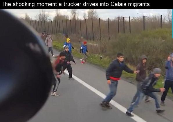 Migranti la Calais, Foto: Captura YouTube