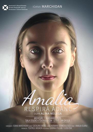 Spectacolul "Amalia respira adanc", Foto: Afis