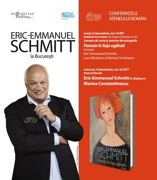 Eric Emmanuel Schmitt la Bucuresti, Foto: Humanitas