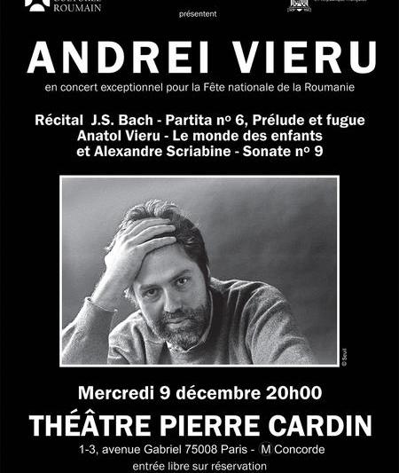 Concert Andrei Vieru la Paris, Foto: ICR