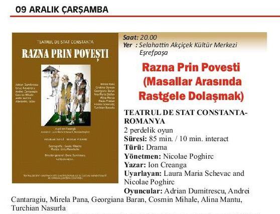 Razna prin povesti, Teatrul de Stat Constanta, Foto: ICR