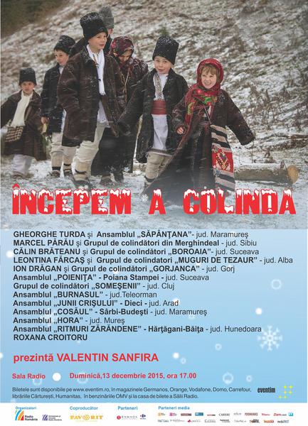 Concertul Incepem a colinda, Foto: Afis