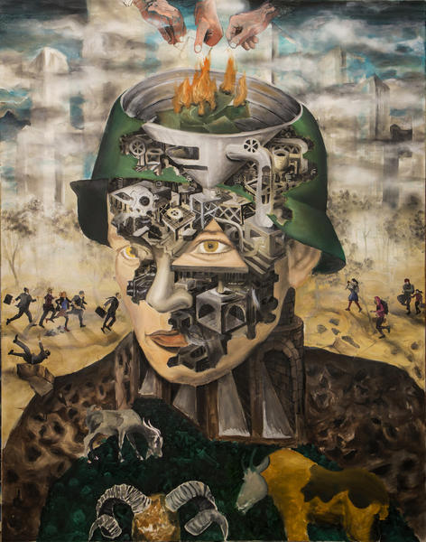 Obie Platon: Contemporary War, Foto: http://obieplaton.com/