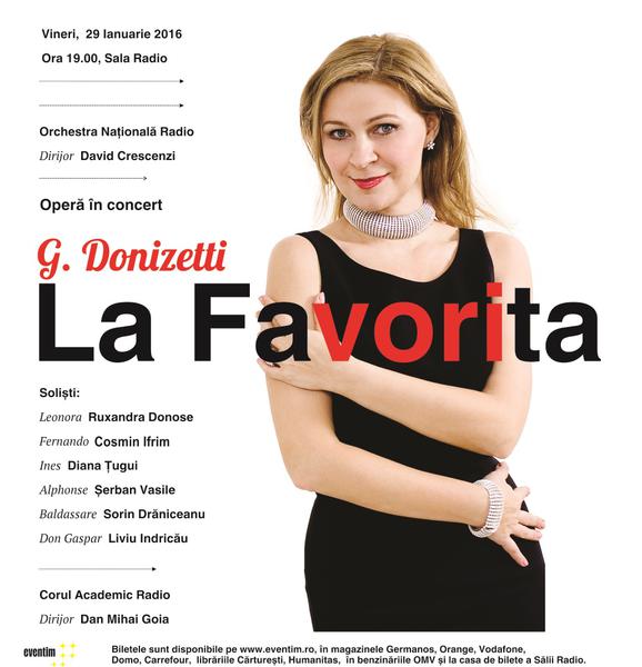 "LA FAVORITA" cu Ruxandra Donose, Foto: Orchestrele si Corurile Radio