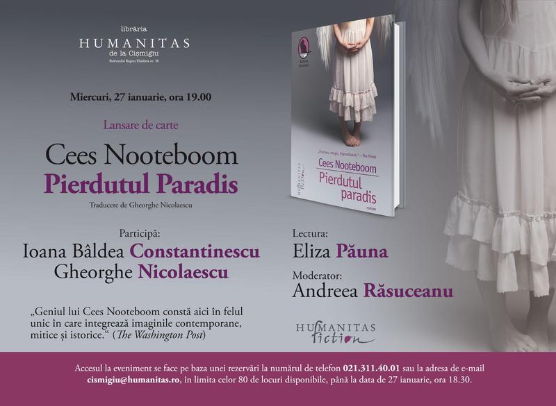 "Pierdutul paradis" de Cees Noteboom, Foto: Humanitas