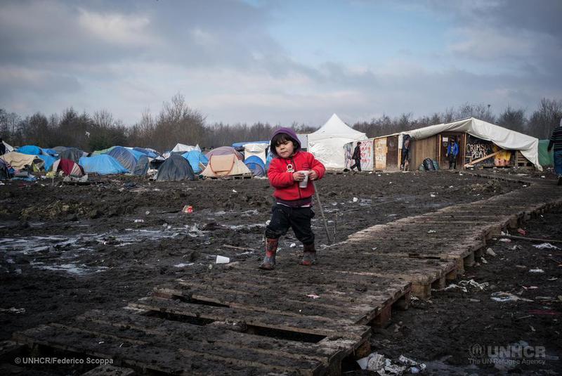 Jungla de la Calais, Foto: UNHCR.org