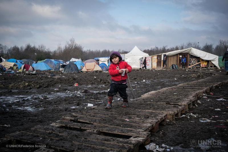 Jungla de la Calais, Foto: UNHCR.org