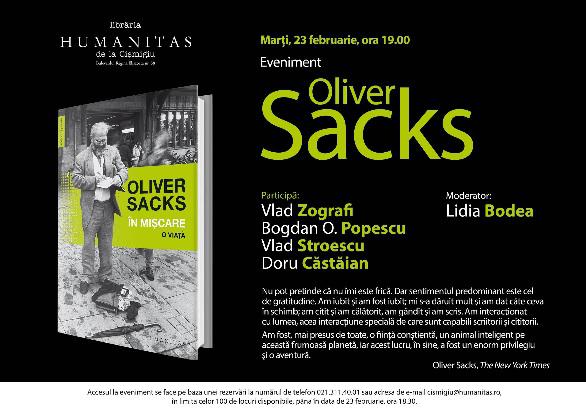 Eveniment Oliver Sacks, Foto: Humanitas