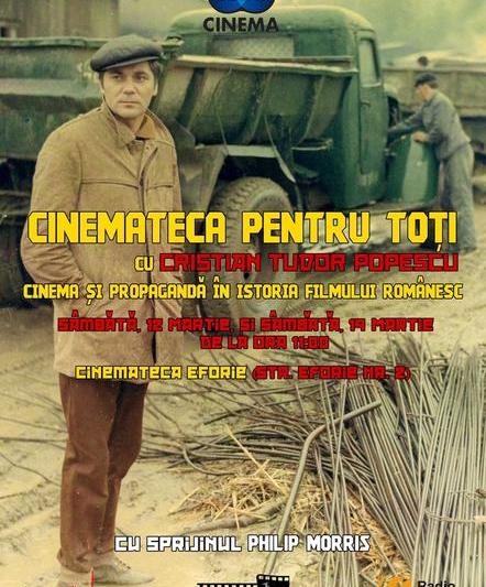 Programul Cinemateca pentru toti (afis Robert Racaru), Foto: Cinemateca Romana