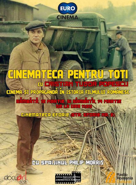 Programul Cinemateca pentru toti (afis Robert Racaru), Foto: Cinemateca Romana