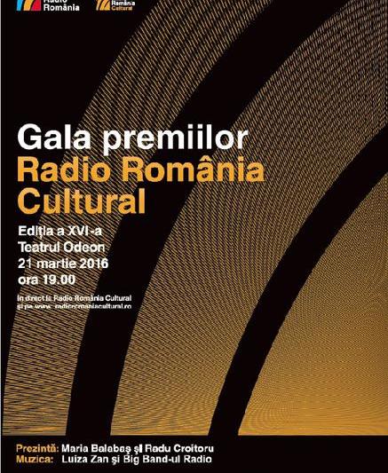 Gala Premiilor Radio Romania Cultural, Foto: Afis