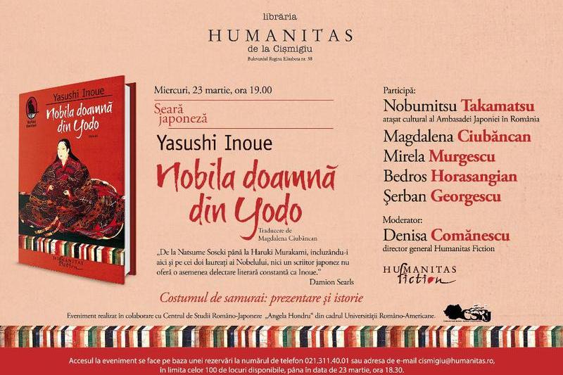 "Nobila doamna din Yodo" de Yasushi Inoue, Foto: Humanitas