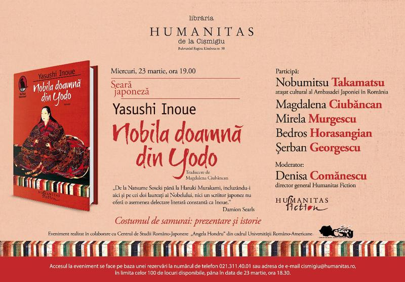 "Nobila doamna din Yodo" de Yasushi Inoue, Foto: Humanitas