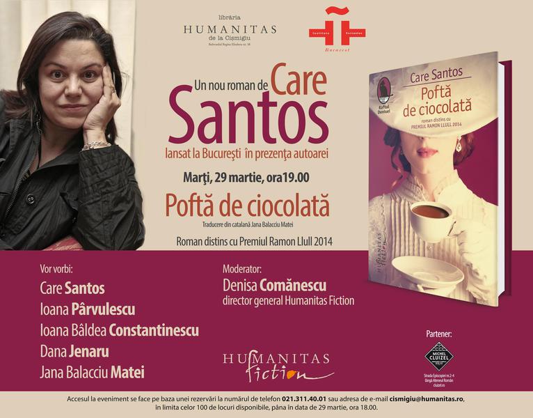 Care Santos: Pofta de ciocolata, Foto: Humanitas