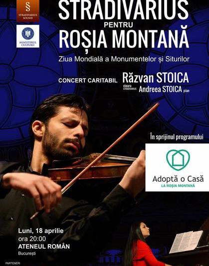 Sradivarius pentru Rosia Montana, Foto: Afis concert