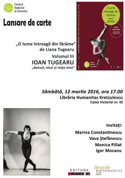 Lansare carte: O lume intreaga din farame, Foto: Afis