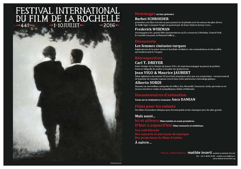 Festivalul de film de la La Rochelle (afis pictat de Stanislas Bouvier), Foto: Afis