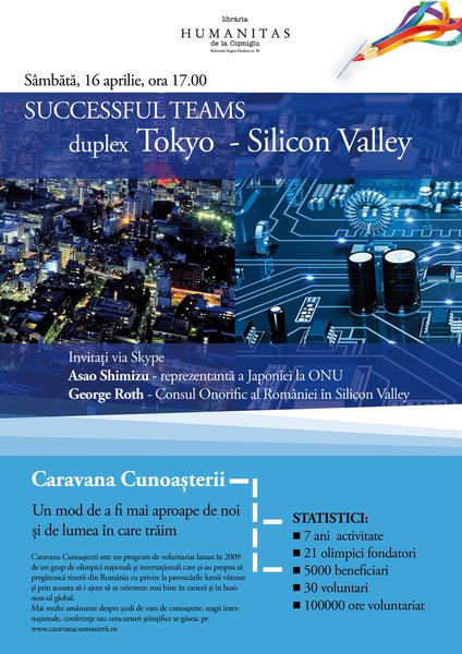 Caravana cunoasterii: Duplex Tokyo - Silicon Valley, Foto: Librariile Humanitas