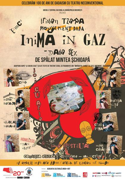 Inima in Gaz - Dada Sex de spalat mintea schioapa, regia Dan Victor, Foto: Afis spectacol
