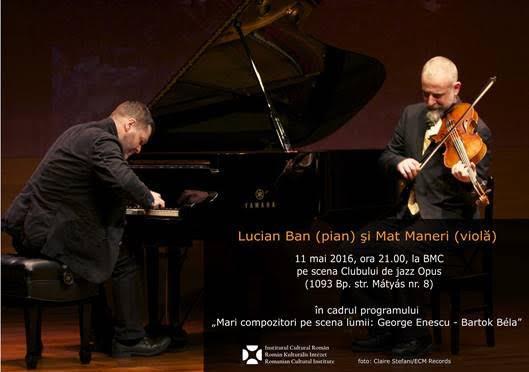 Lucian Ban si Mat Maneri, Foto: ICR