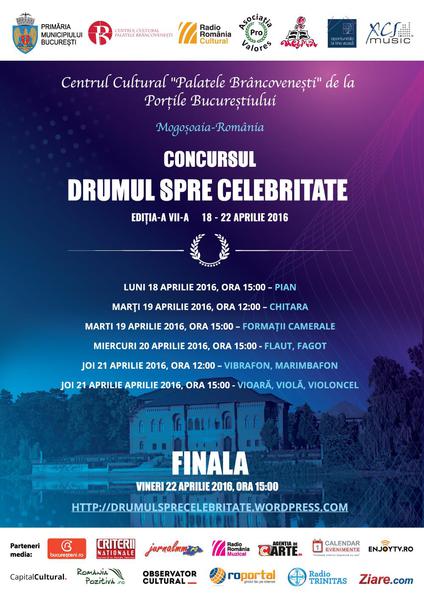 Concursul Drumul spre celebritate, Foto: Afis