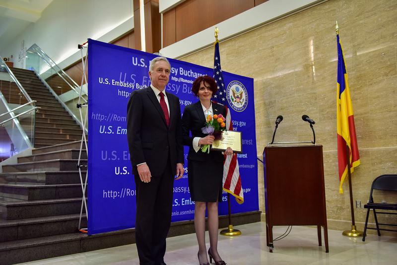 Madalina Turza, Foto: Ambasada SUA la Bucuresti/ Facebook