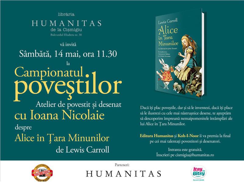 Campionatul povestilor - Alice in tara minunilor, Foto: Librariile Humanitas