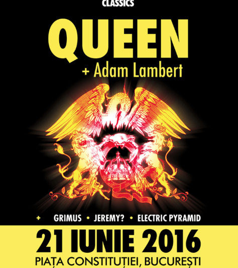 Afis Queen+Adam Lambert, Foto: webPR.ro