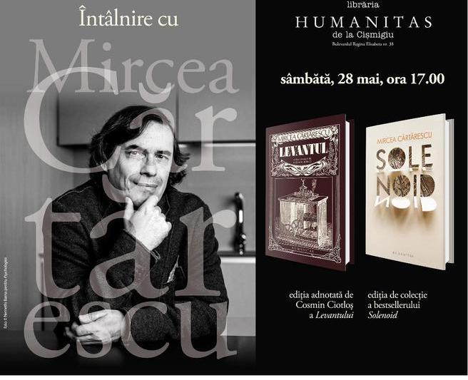 Intalnire cu Mircea Cartarescu, Foto: Librariile Humanitas