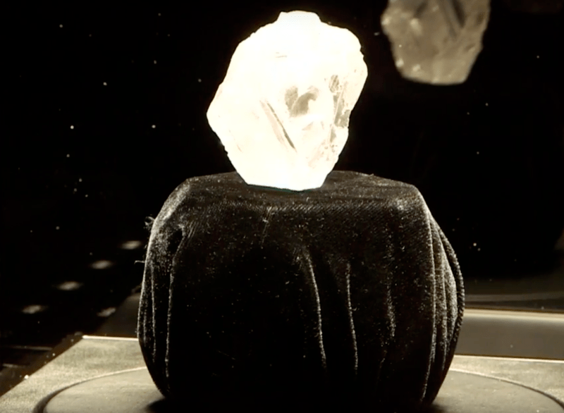 Lesedi la Rona, al doilea cel mai mare diamant din lume, Foto: Captura YouTube