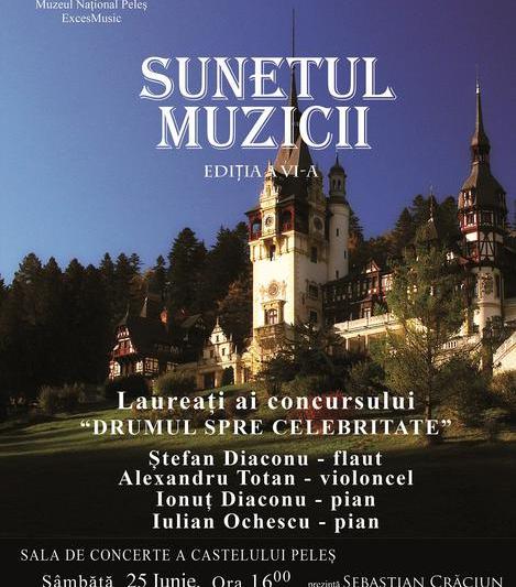 Sunetul muzicii la Castelul Peles, Foto: Afis concert