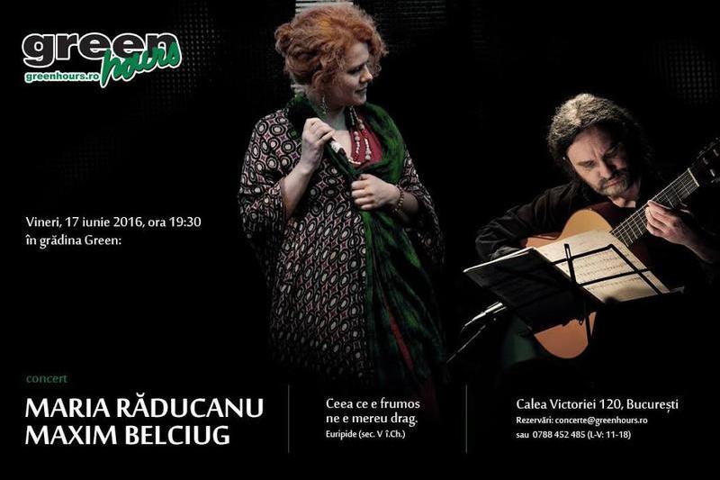 Concert Maria Raducanu si Maxim Belciug, Foto: Afis