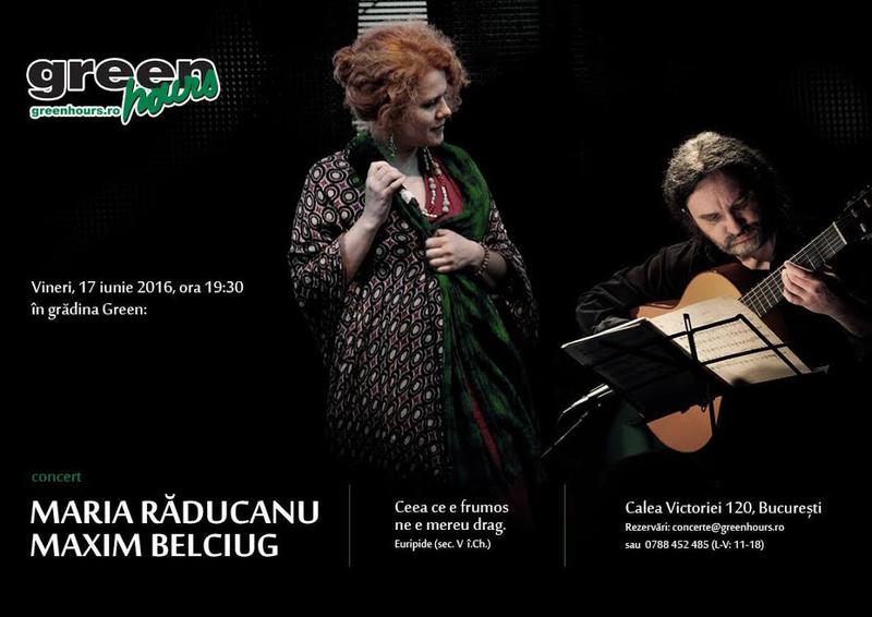 Concert Maria Raducanu si Maxim Belciug, Foto: Afis