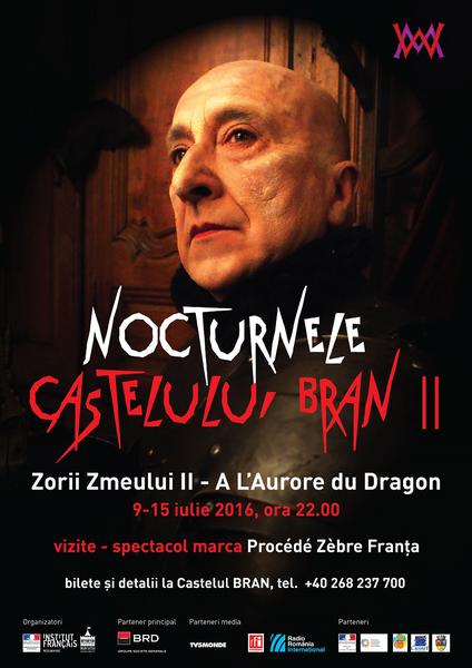 Nocturnele Castelului Bran II, Foto: Afis spectacol
