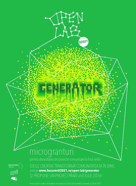 Bucuresti 2021 GENERATOR, Foto: Poster