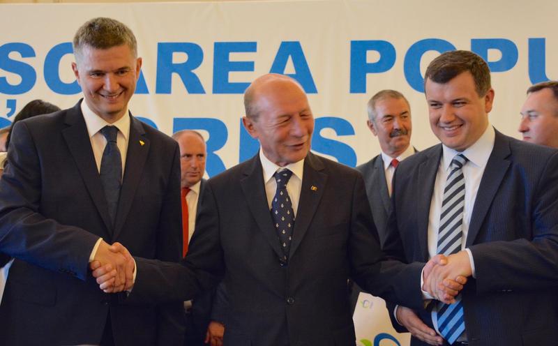 Valeriu Steriu, Traian Basescu si Eugen Tomac, Foto: Facebook - Valeriu Steriu