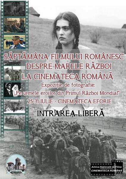 Saptamana filmului romanesc despre Marele Razboi - Afis: Sebastian Rades, Foto: Cinemateca Romana