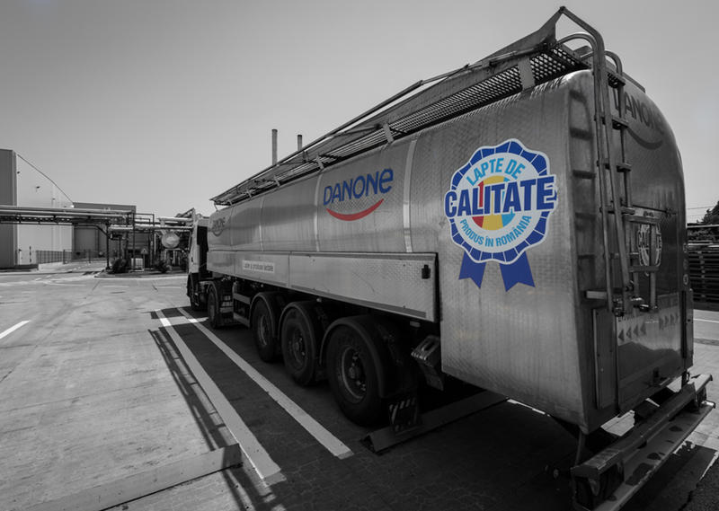 Camion Danone, Foto: Danone Romania