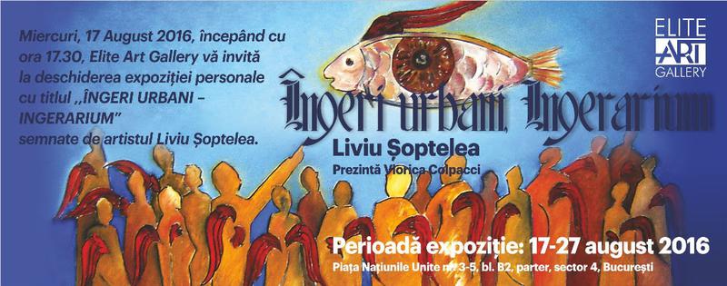 Liviu Soptelea: Expozitia Ingeri urbani-Ingerarium, Foto: Elite Art Gallery