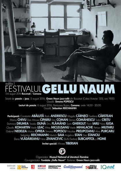 Festivalul Gellu Naum, Foto: Afis