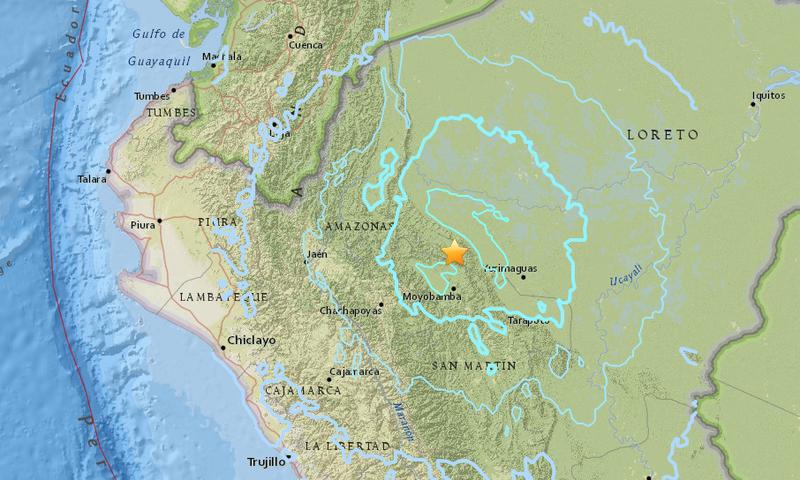 Cutremur in Peru, Foto: USGS