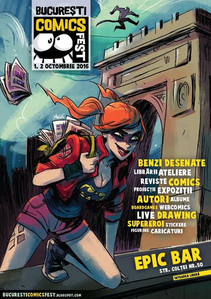 Bucuresti ComicsFest 2016, Foto: Afis
