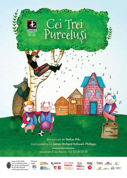 Cei trei purcelusi, Foto: Teatrul Excelsior