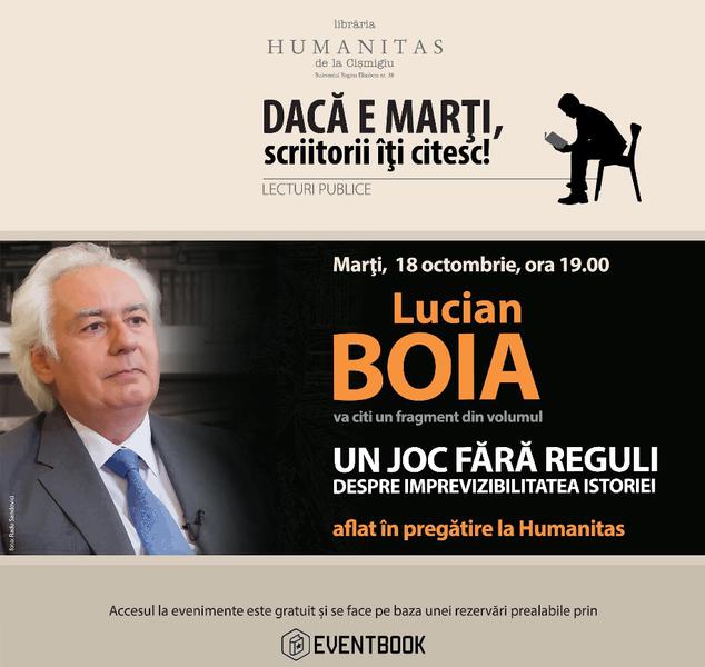 Lectura publica cu Lucian Boia, Foto: Humanitas