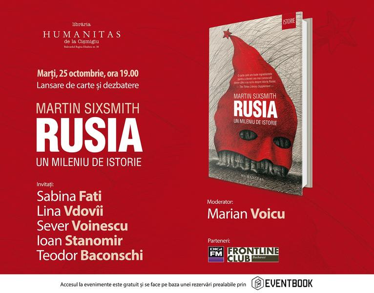 "Rusia. Un mileniu de istorie" de Martin Sixsmith, Foto: Librariile Humanitas