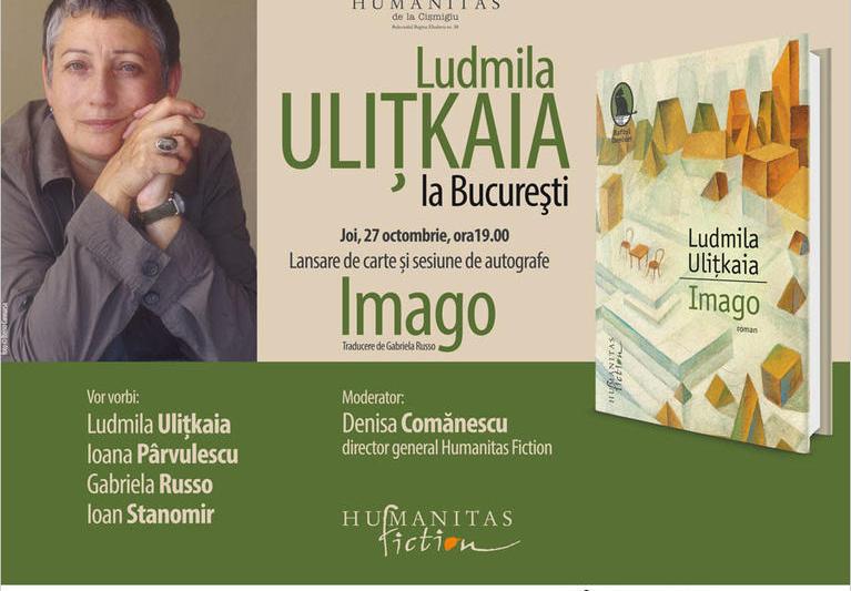 Scriitoarea Ludmila Ulitkaia, Foto: Librariile Humanitas