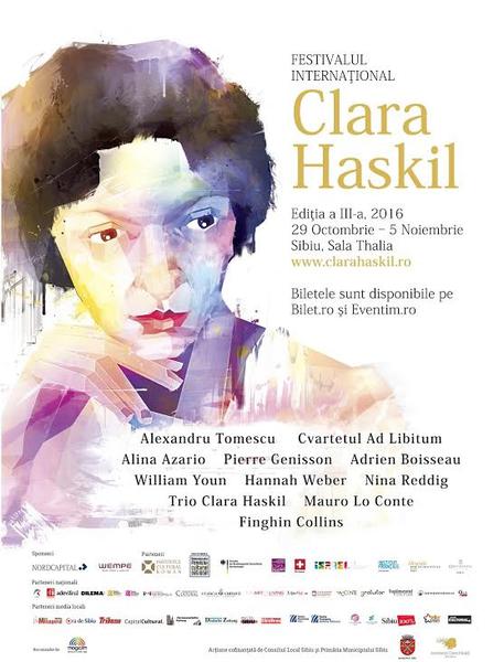 Festivalul International Clara Haskil, Sibiu, Foto: Afis